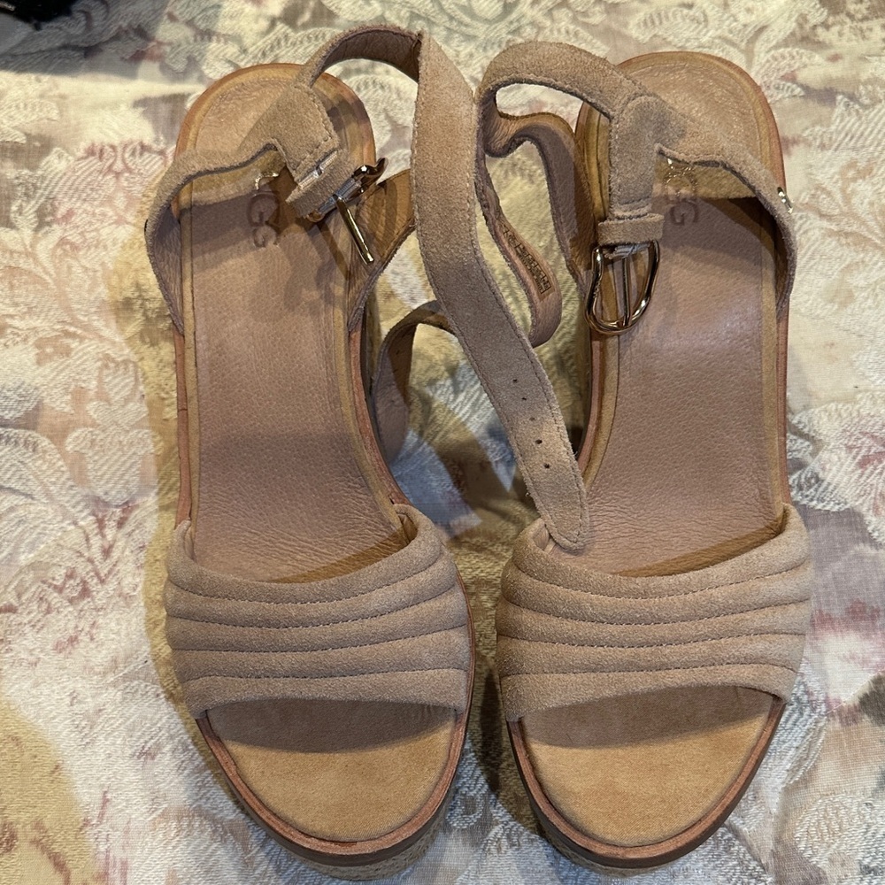 UGG Tan Suede Women's Sandals